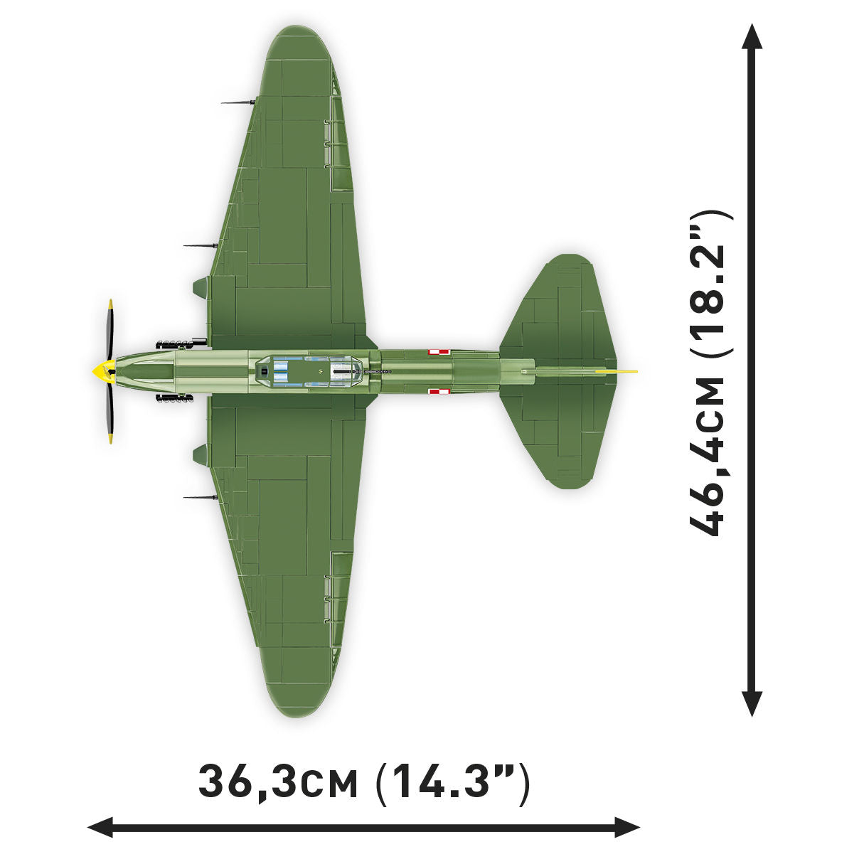 IL-2M3 Shturmovik Building Set - Image 6 of 6 | TheBrickTube