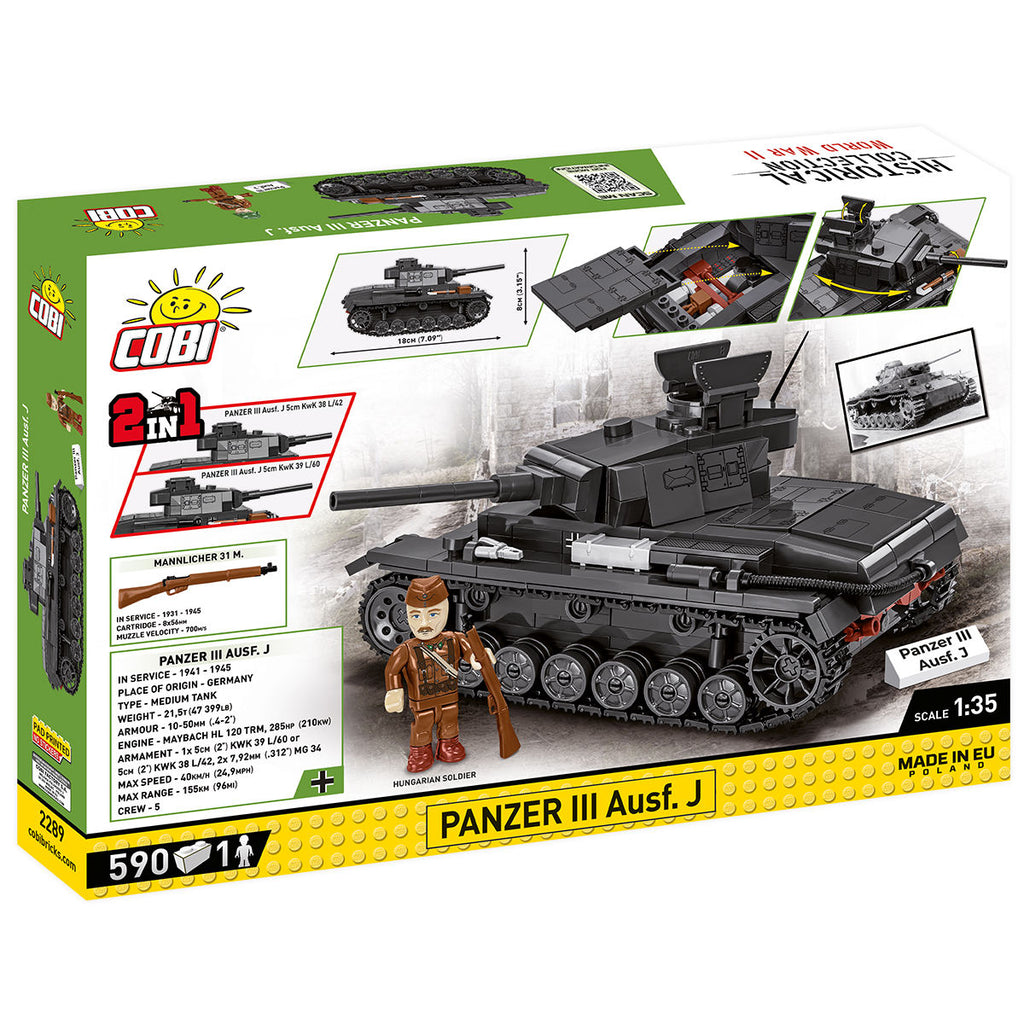 Panzer III Ausf. J Tank Building Set - Image 2 of 6 | TheBrickTube