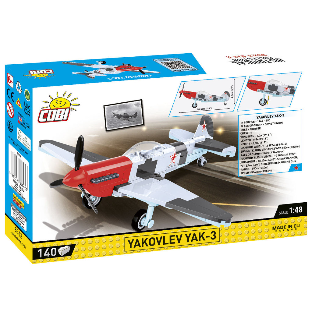 Yakovlev YAK-3 Fighter Building Set - Image 2 of 6 | TheBrickTube