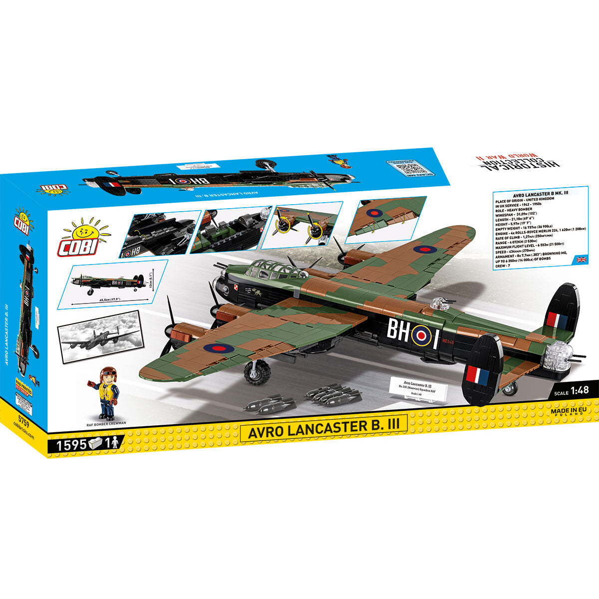 AVRO Lancaster B. III Bomber Building Set - Image 2 of 6 | TheBrickTube