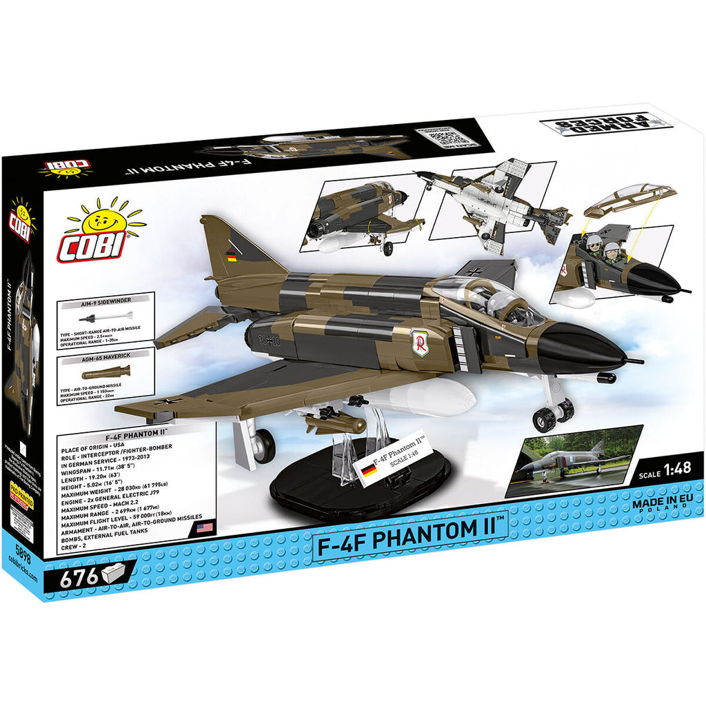 F-4F Phantom II Jet Fighter Building Set - Image 2 of 6 | TheBrickTube