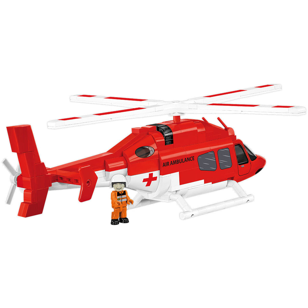 Bell 429 Air Ambulance Helicopter Building Set - Image 6 of 6 | TheBrickTube