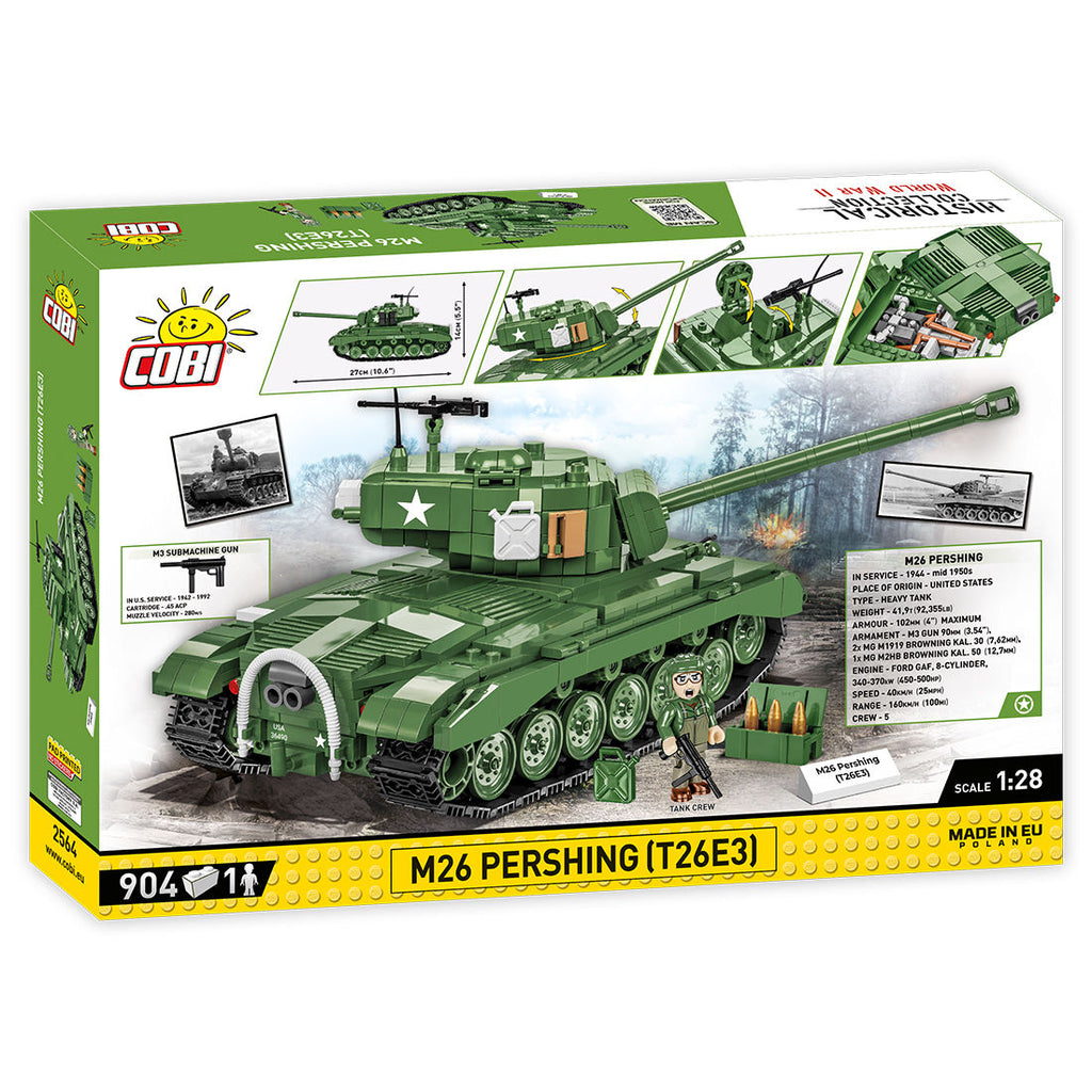 M26 Pershing (T26E3) Tank Building Set - Image 2 of 6 | TheBrickTube