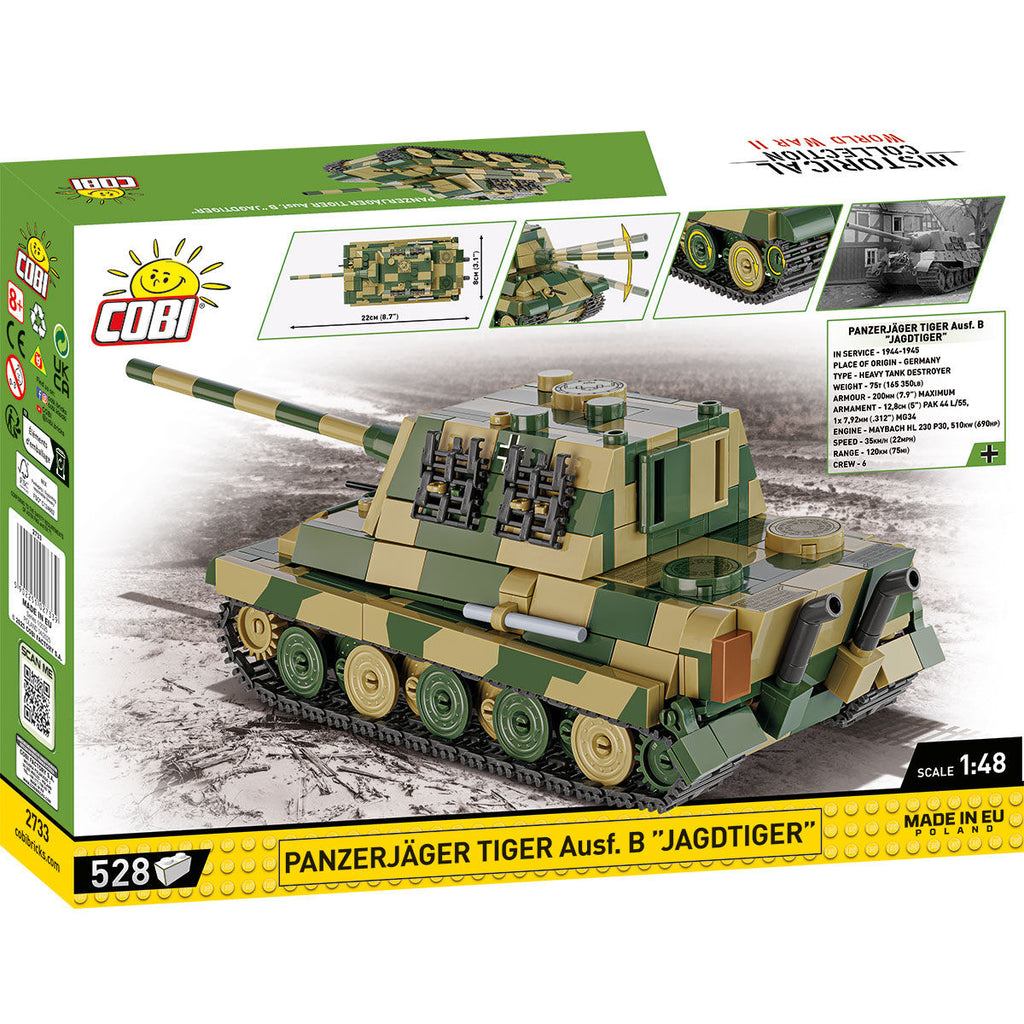 Panzerjäger Tiger Ausf. B "Jagdtiger" Tank Destroyer 1:48 Building Set - Image 2 of 6 | TheBrickTube