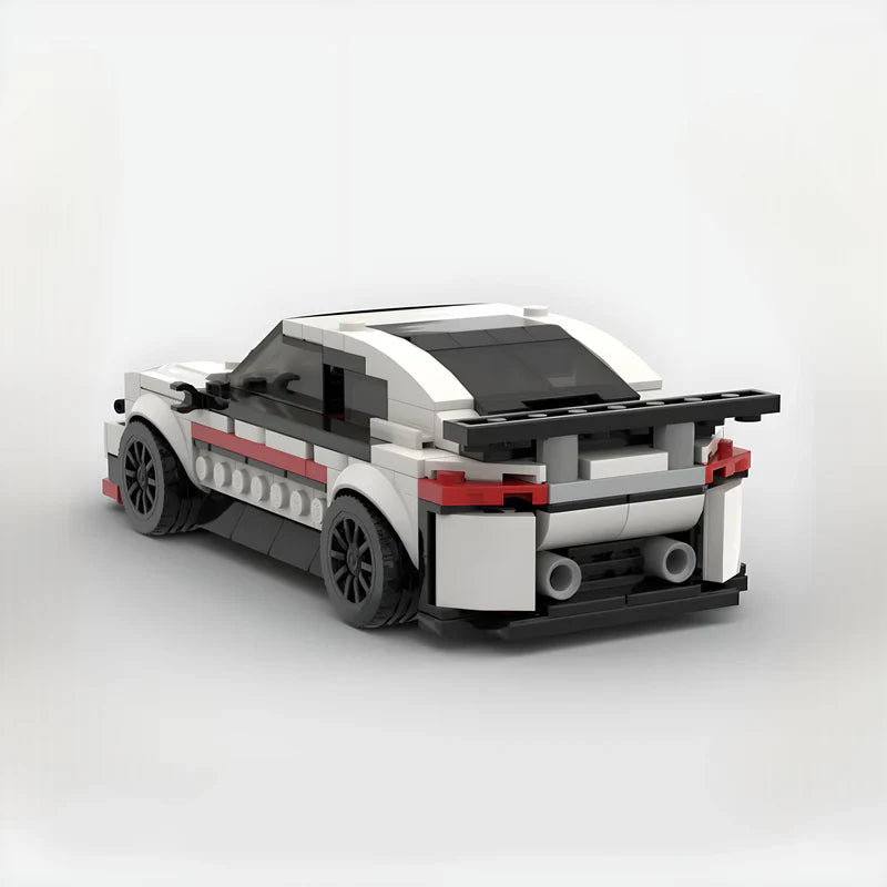 BMW M240i brick model - side profile view - TheBrickTube