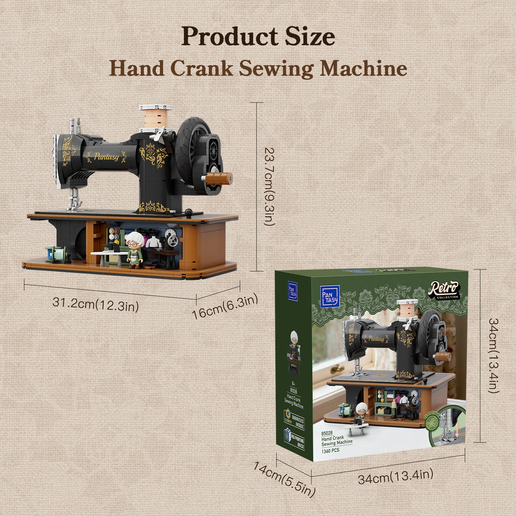Pantasy Hand Crank Sewing Machine 85028 - Image 9 of 9 | TheBrickTube