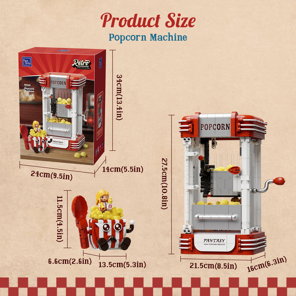 Pantasy Popcorn Machine 85046 - Image 9 of 9 | TheBrickTube