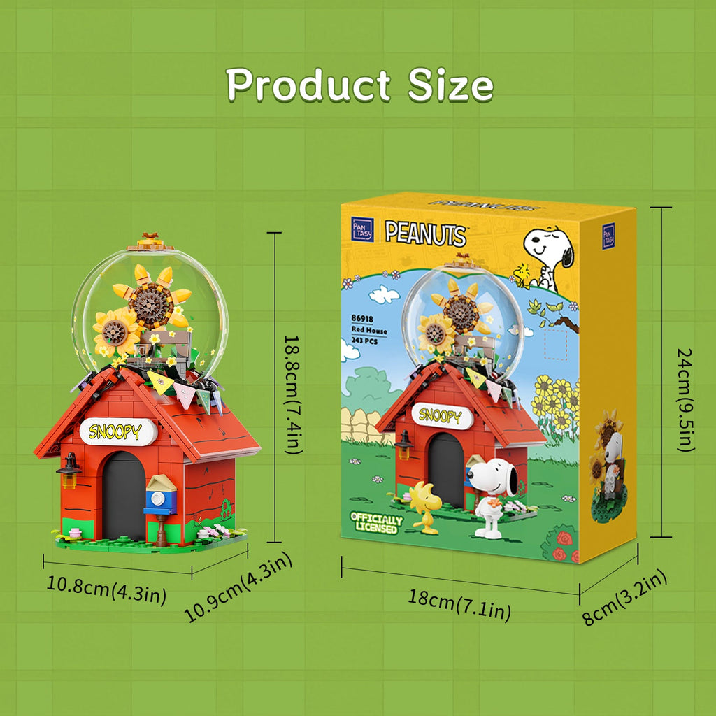 Pantasy x Snoopy Red House 86918 - Image 9 of 9 | TheBrickTube