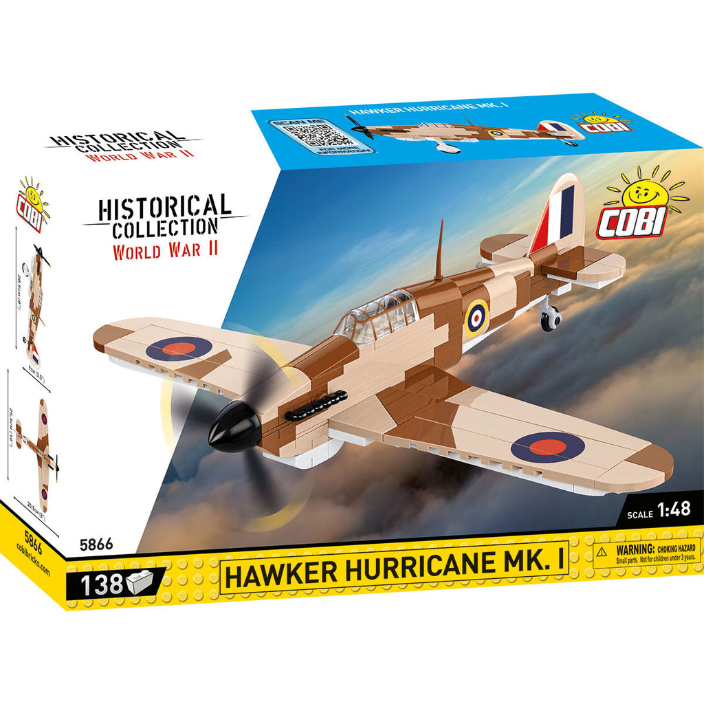Hawker Hurricane MK. I Fighter 1:48 Building Set - Main Image | TheBrickTube