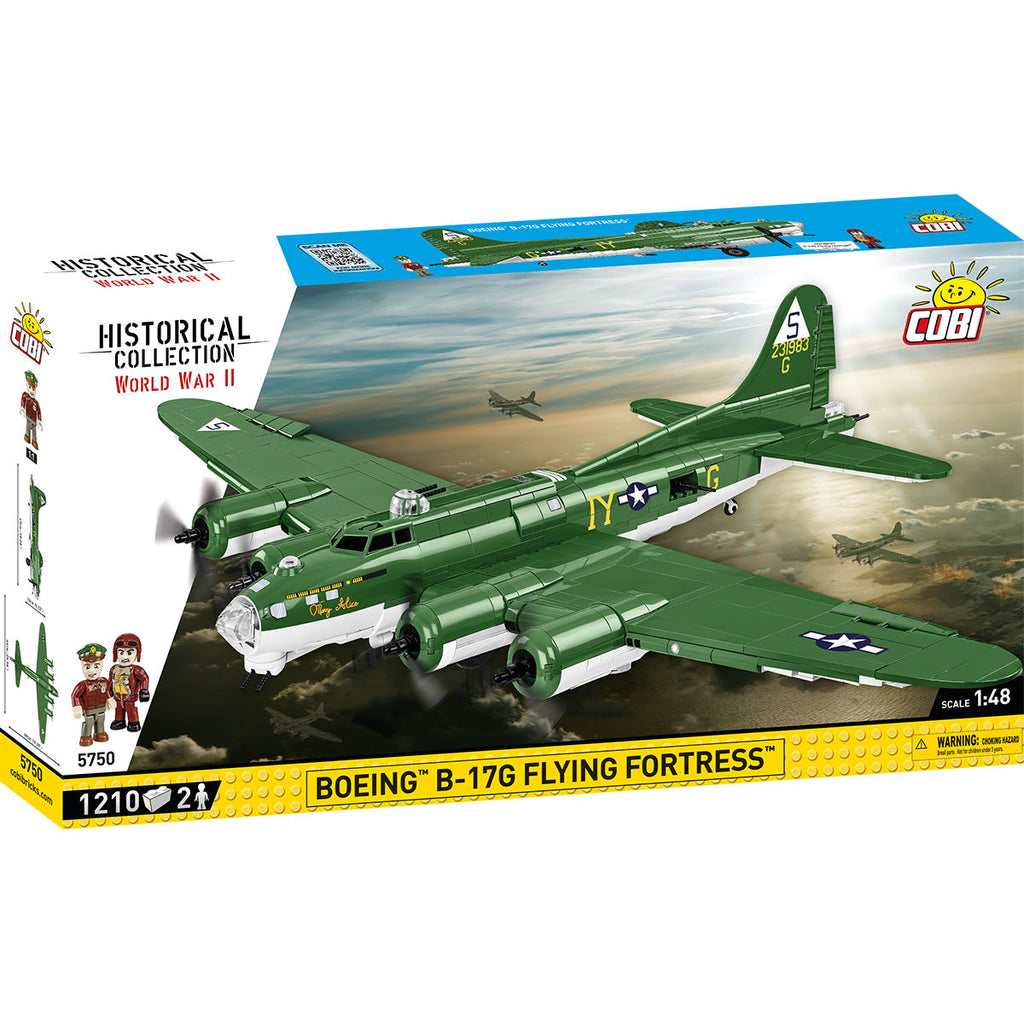 Boeing B-17G Flying Fortress Bomber Building Set - Main Image | TheBrickTube