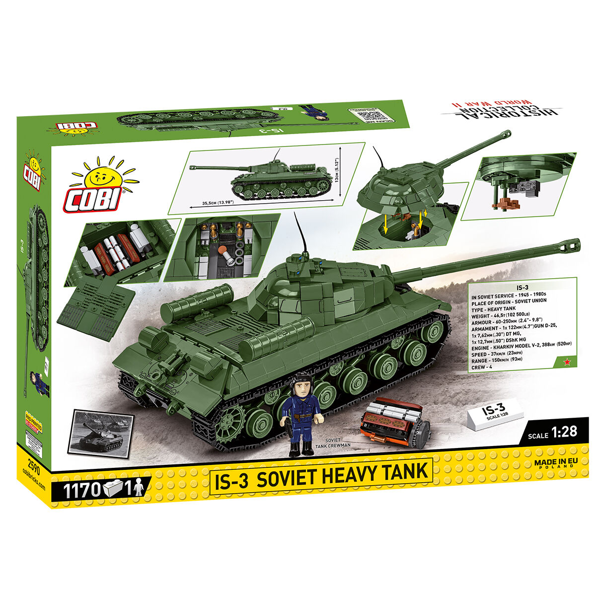 IS-3 Soviet Heavy Tank Building Set - Image 2 of 6 | TheBrickTube