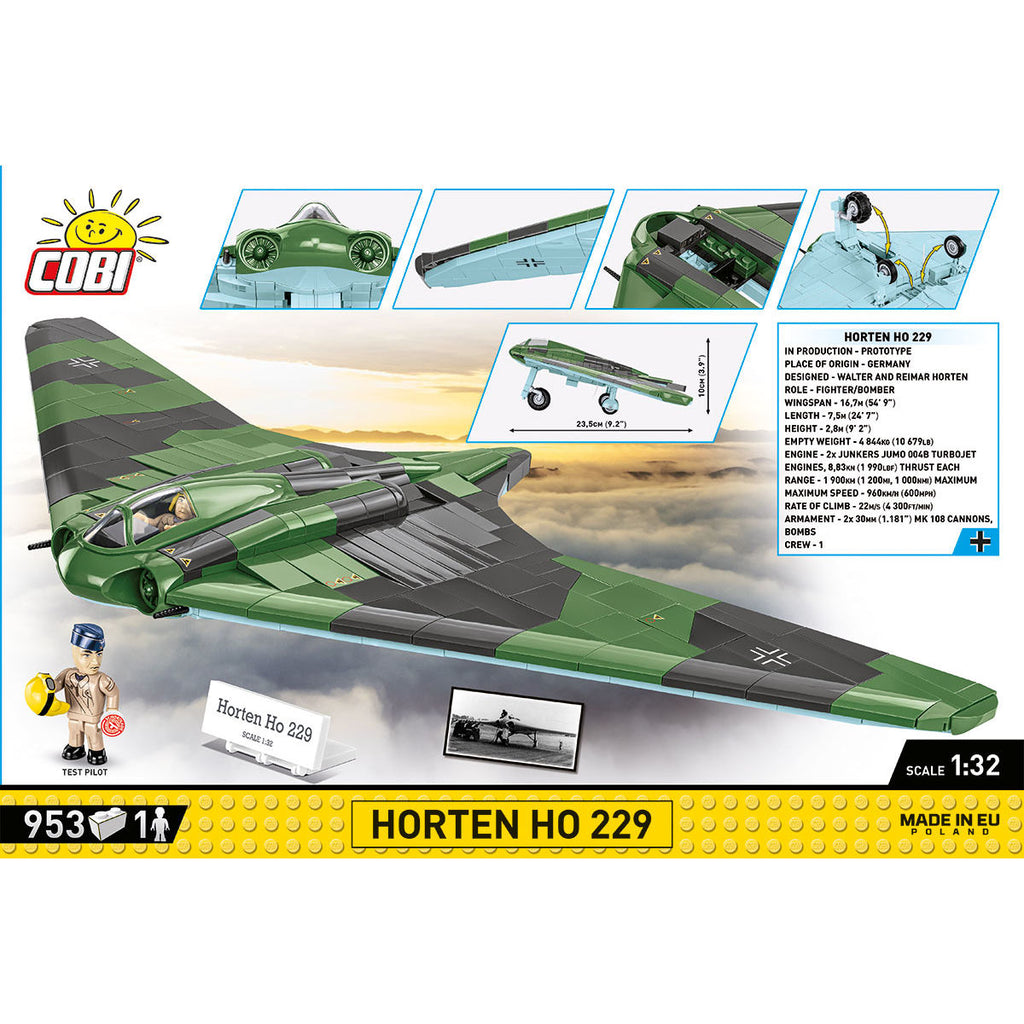 Horten Ho 229 Fighter/Bomber Jet Building Set - Image 4 of 6 | TheBrickTube