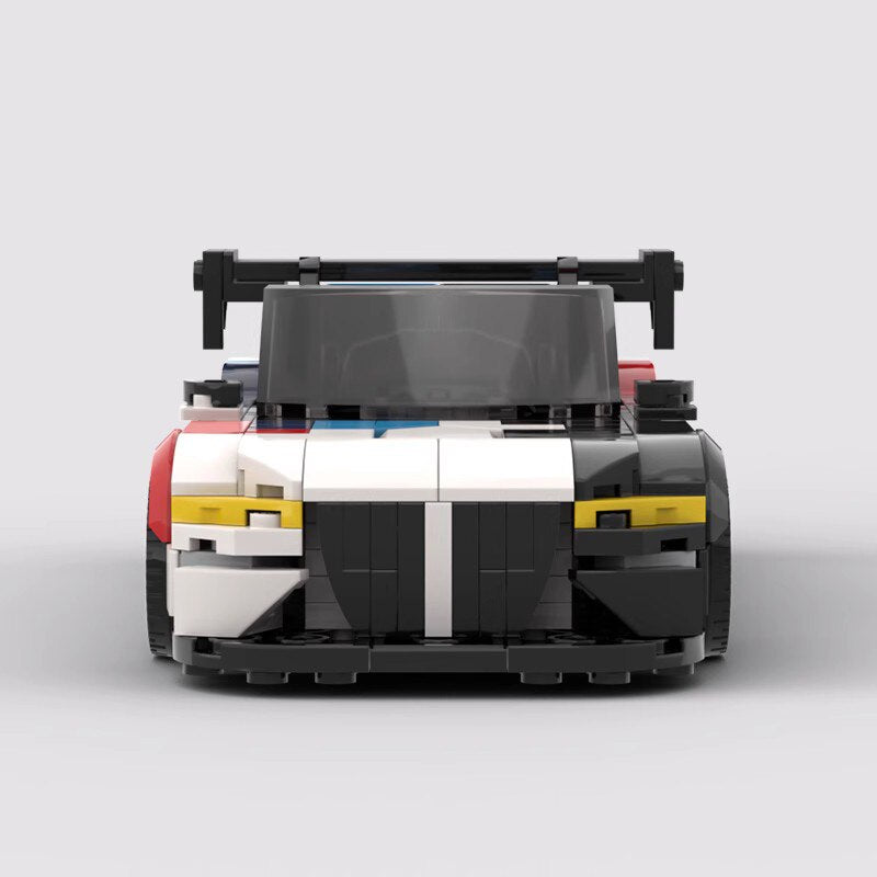 BMW M4 GT3 brick model - display view - TheBrickTube