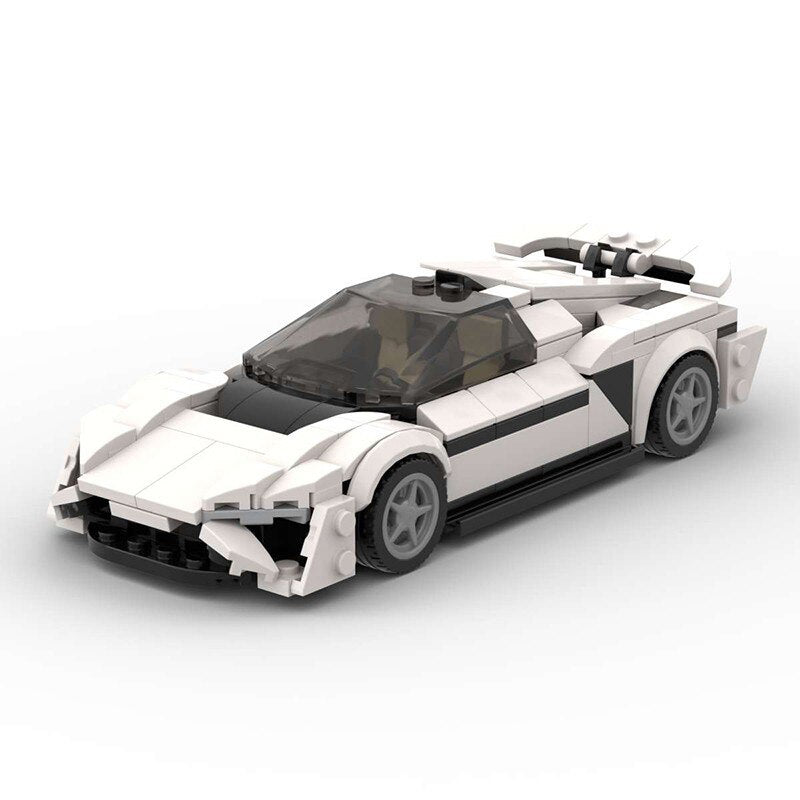 NIO EP9 brick model - detail close-up - TheBrickTube