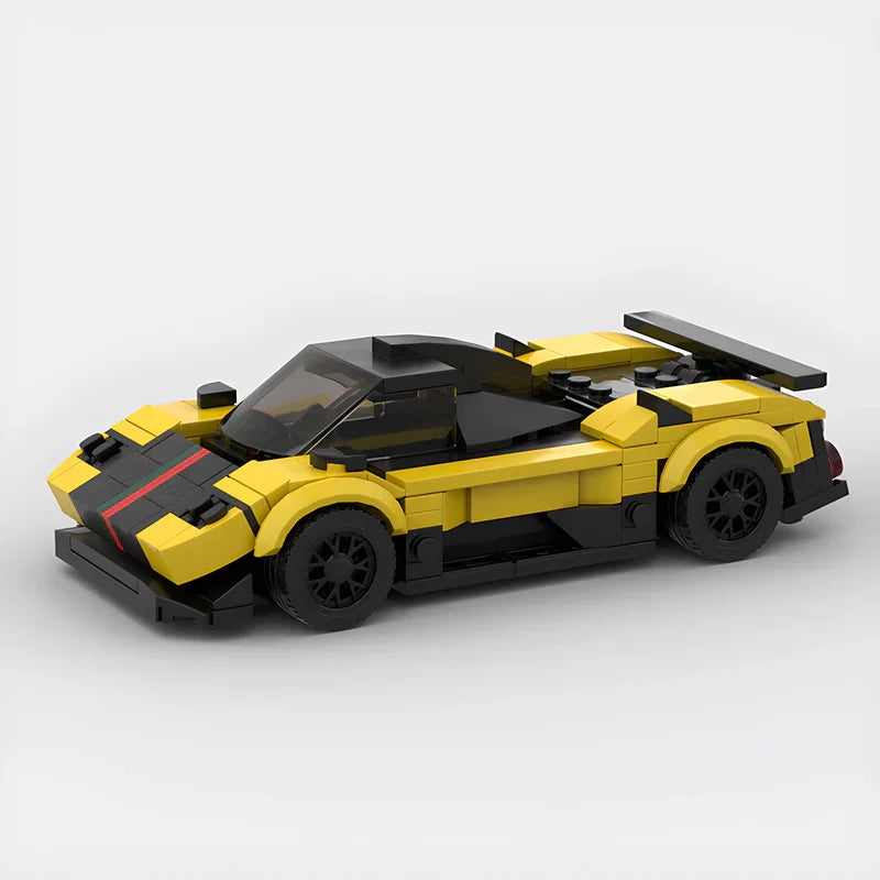 Pagani Zonda brick model - display view - TheBrickTube