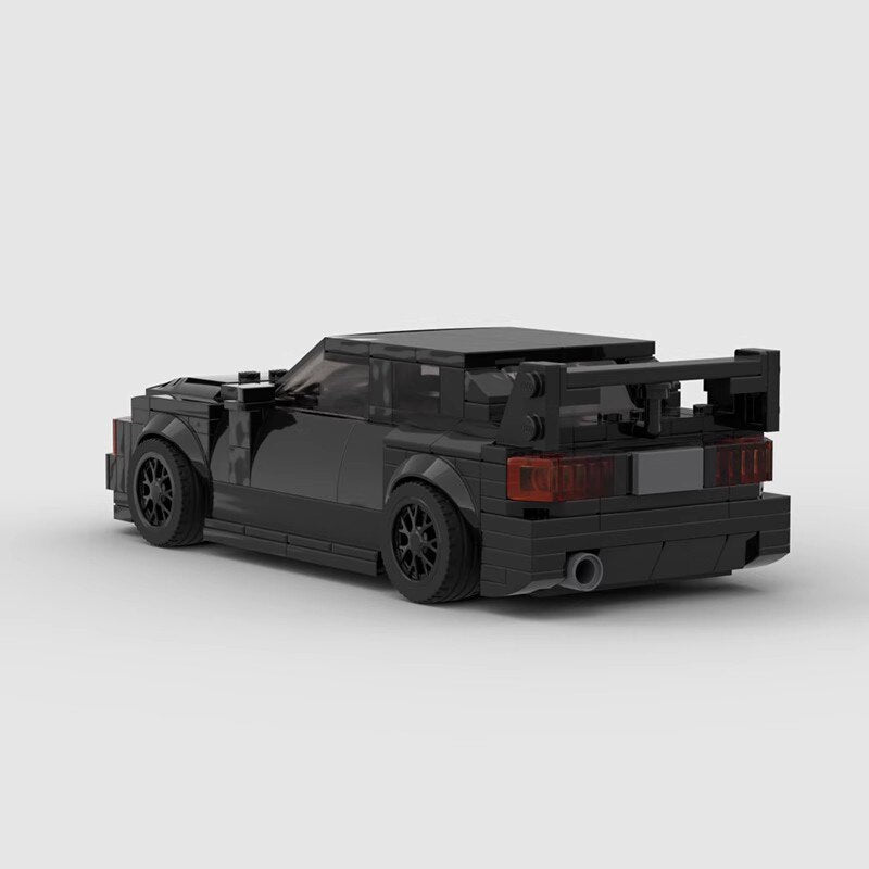 Mitsubishi Evo 1/2/3 brick model - display view - TheBrickTube