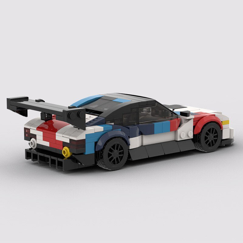 BMW M4 GT3 brick model - detail close-up - TheBrickTube