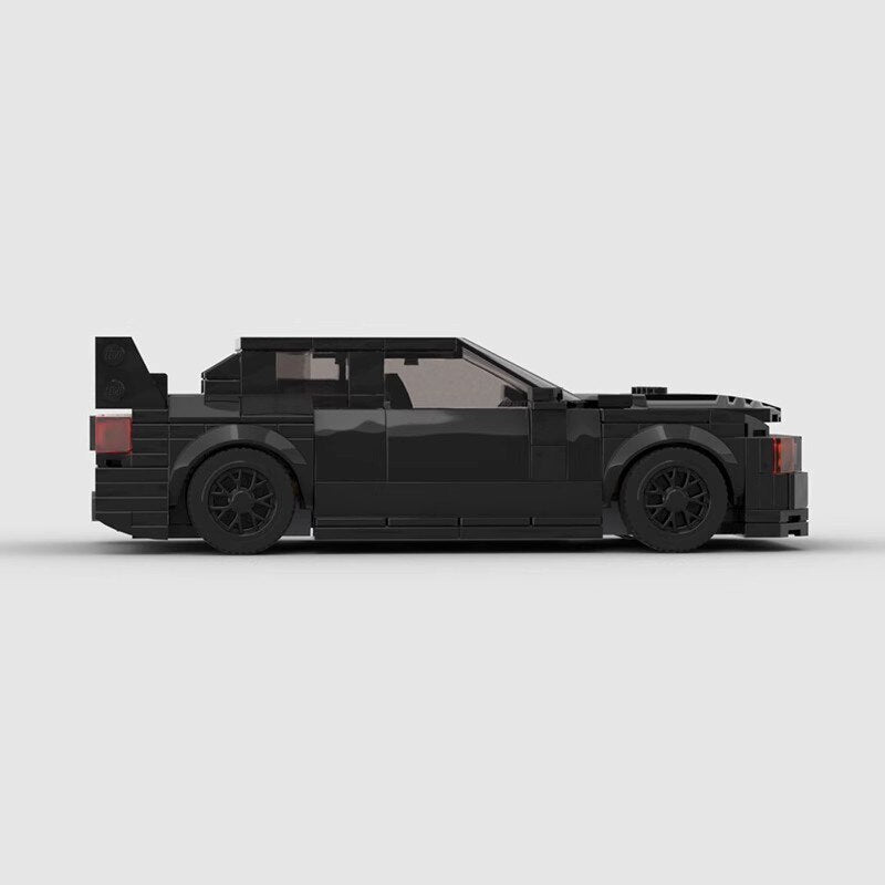 Mitsubishi Evo 1/2/3 brick model - detail close-up - TheBrickTube