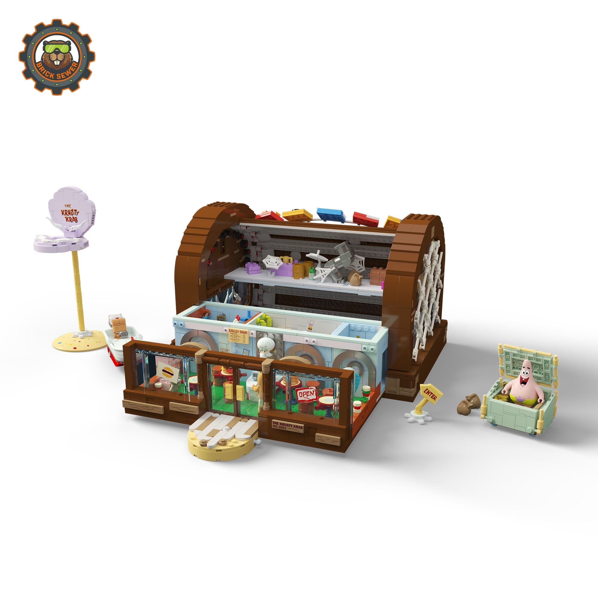 Krusty Krab 2,723pcs | Building Blocks Set - Image 5 of 12 | TheBrickTube