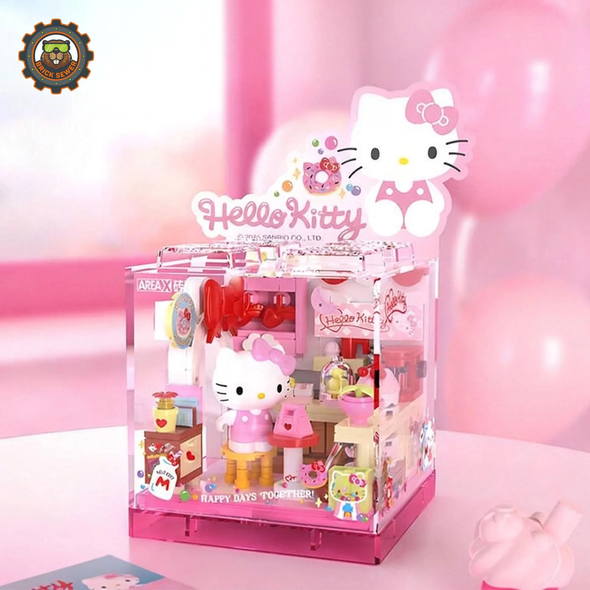Hello Kitty's Dessert Shop 306pcs | Modular Building Blocks - Image 5 of 11 | TheBrickTube