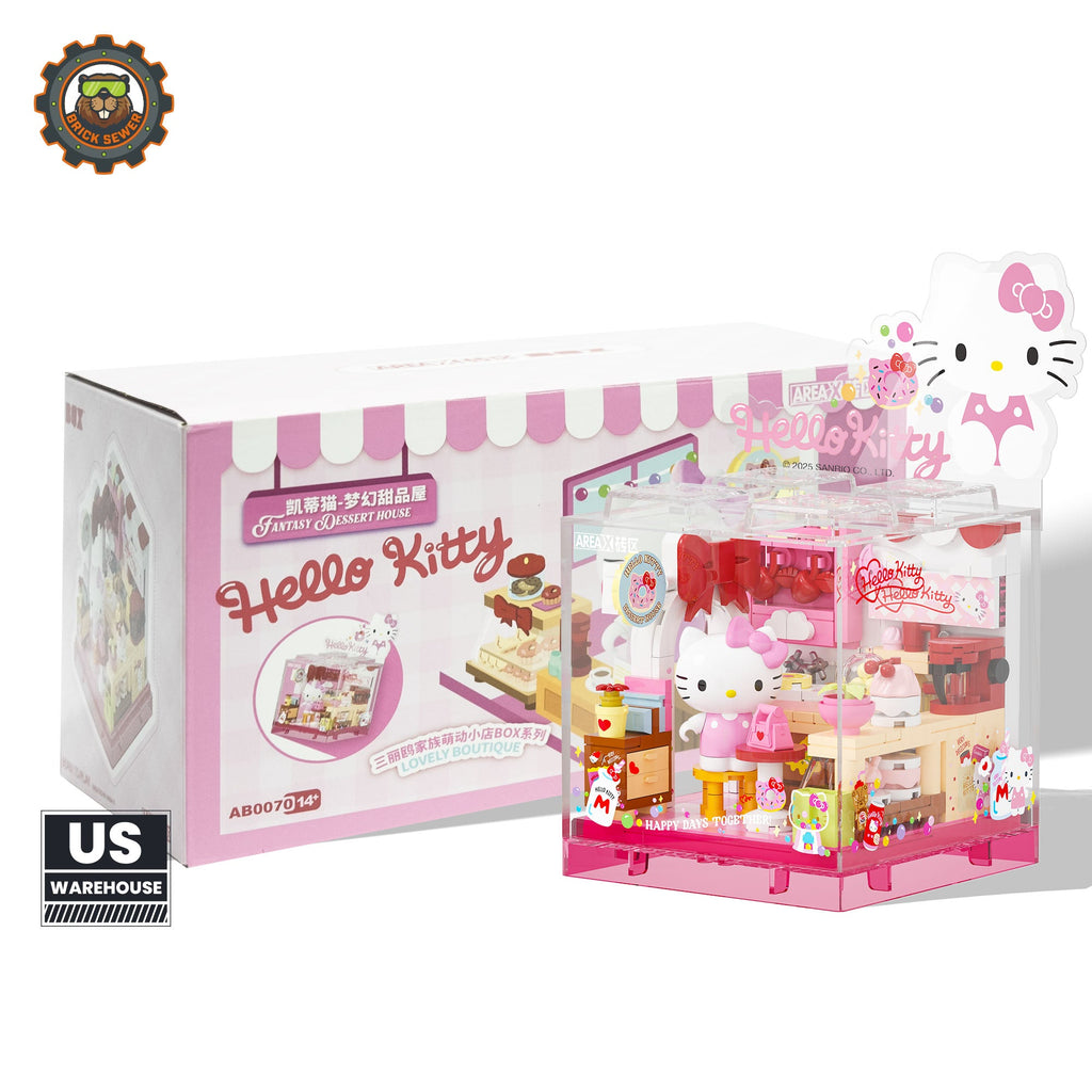 Hello Kitty's Dessert Shop 306pcs | Modular Building Blocks - Main Image | TheBrickTube