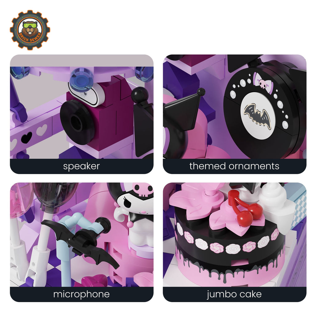 Kuromi's Party Night 300pcs | Building Blocks Set - Image 4 of 11 | TheBrickTube