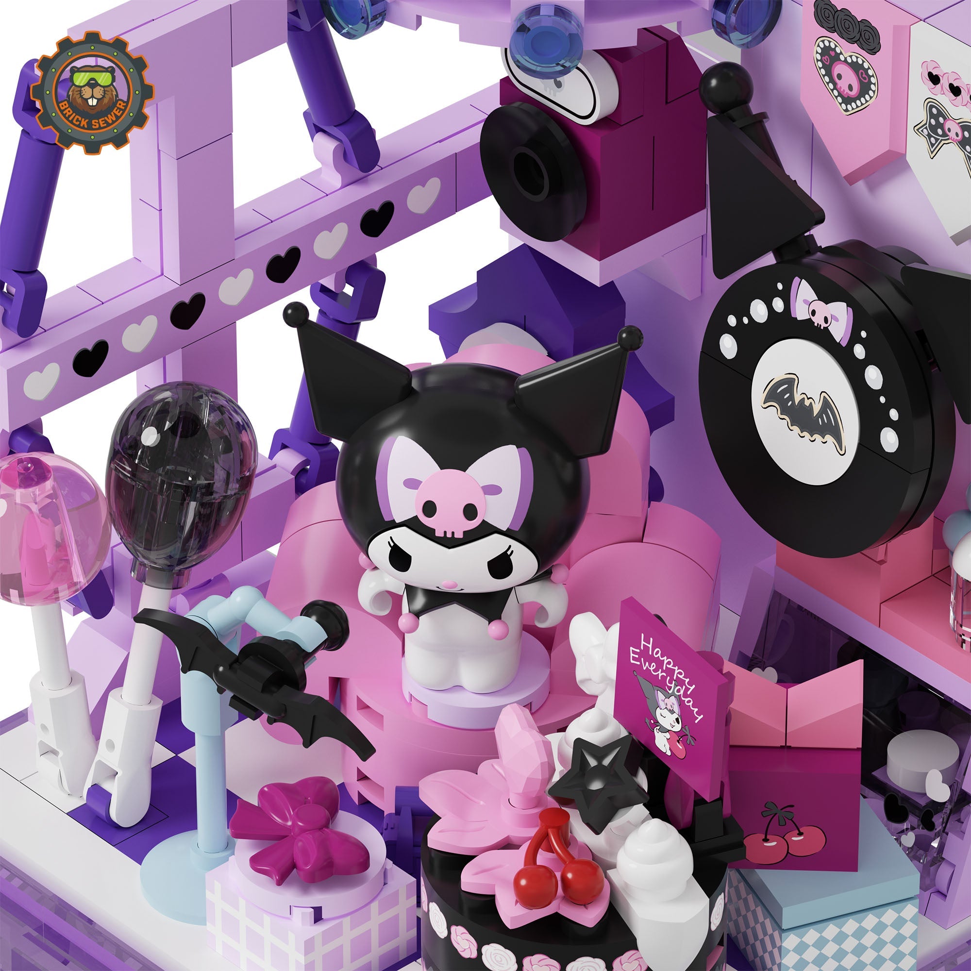 Kuromi's Party Night 300pcs | Building Blocks Set - Image 9 of 11 | TheBrickTube