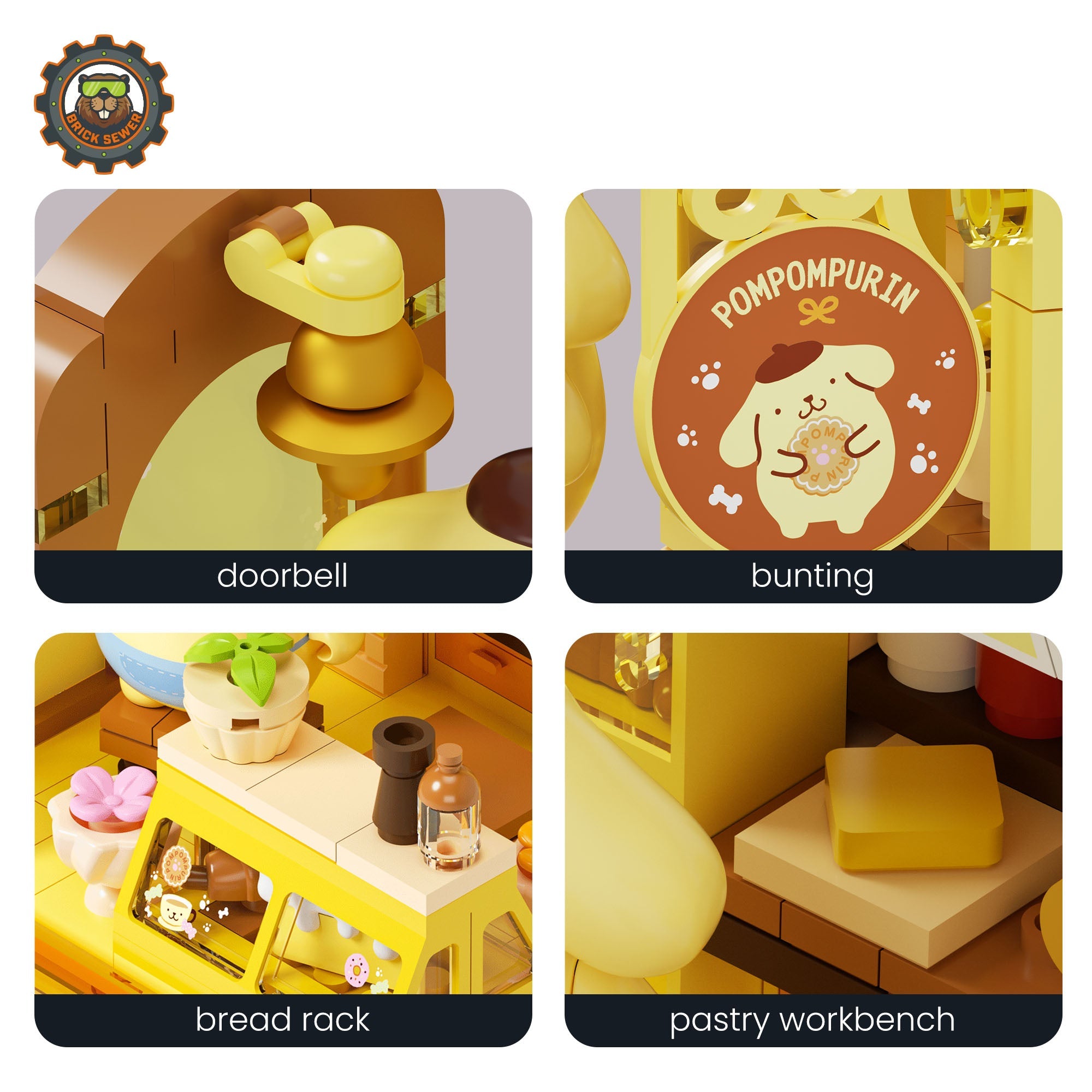 Pompompurin’s Cake Shop 254pcs - Image 4 of 11 | TheBrickTube