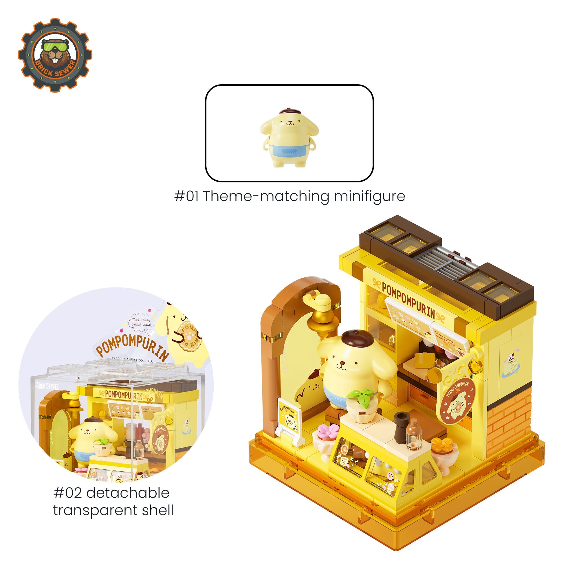 Pompompurin’s Cake Shop 254pcs - Image 2 of 11 | TheBrickTube