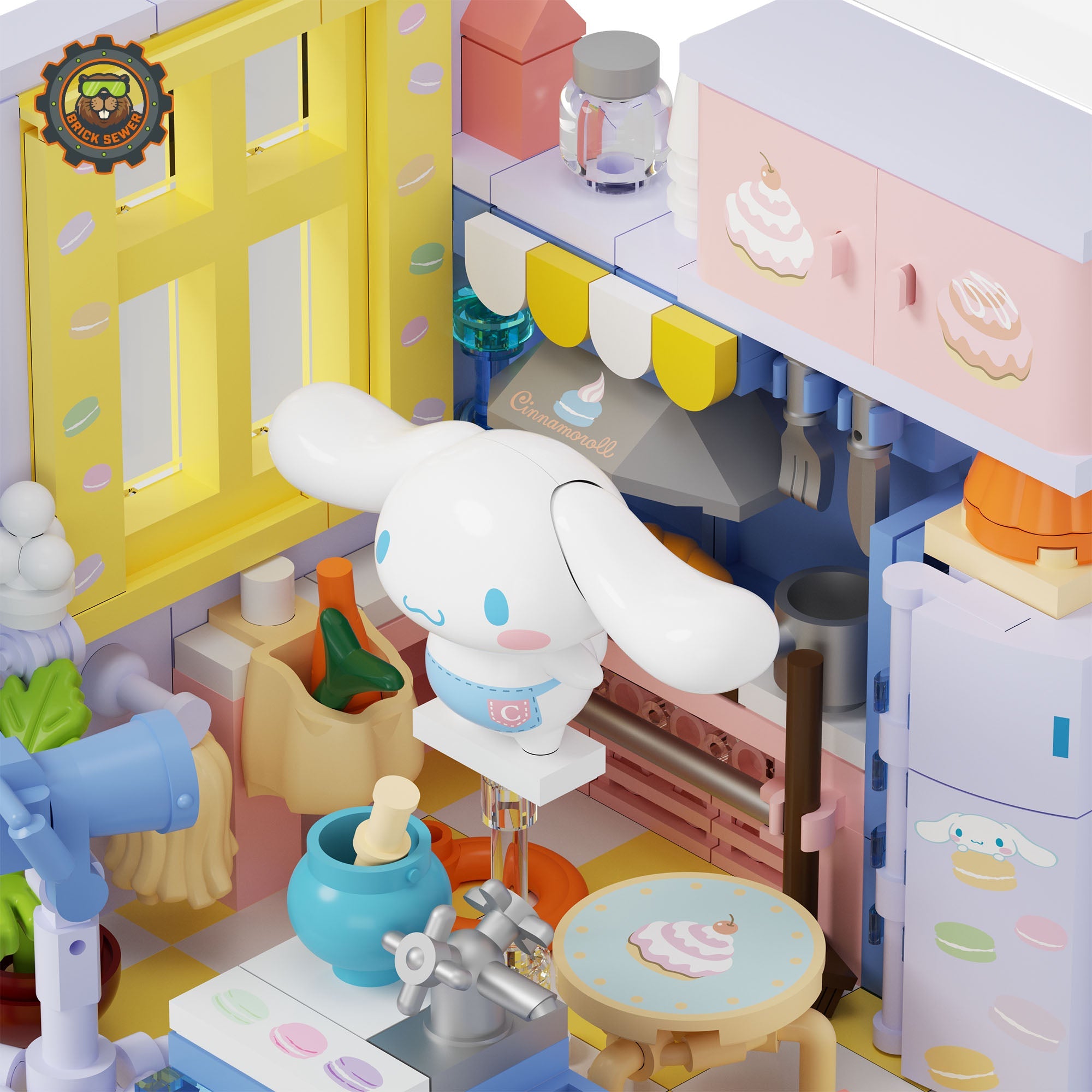 Cinnamoroll’s Bakery Corner 257pcs | Modular Building Blocks - Image 9 of 11 | TheBrickTube
