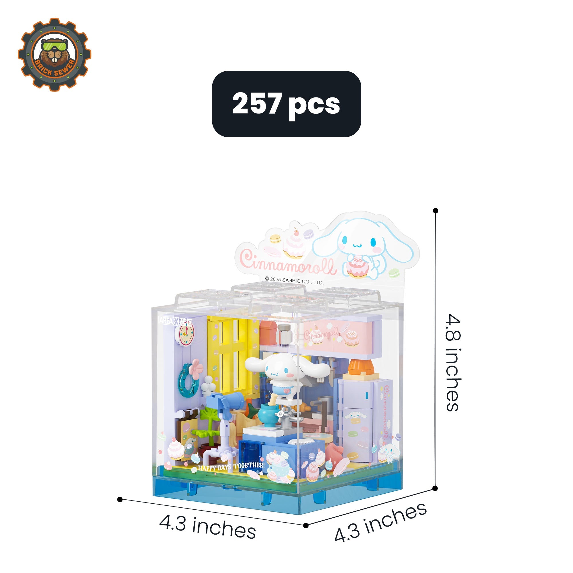 Cinnamoroll’s Bakery Corner 257pcs | Modular Building Blocks - Image 3 of 11 | TheBrickTube