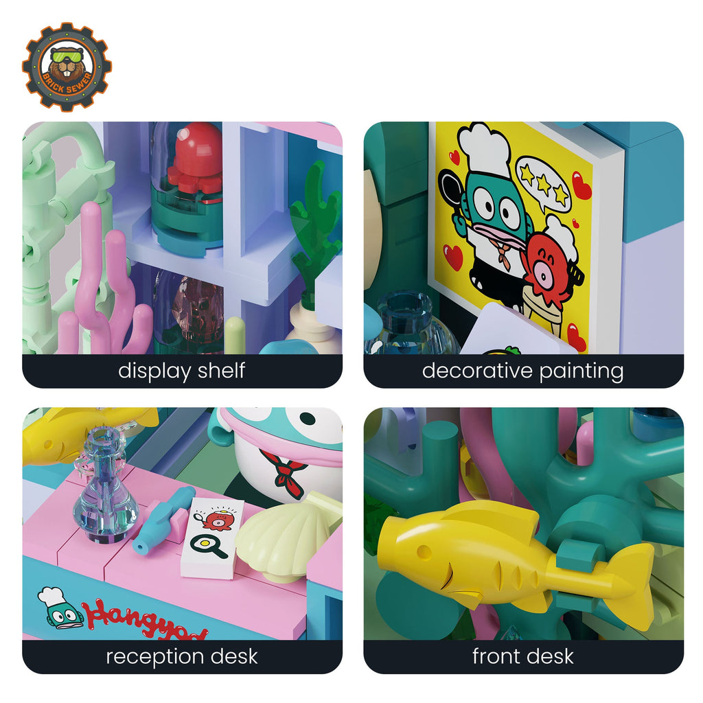 Hangyodon’s Seafood Diner 280pcs | Building Blocks Set - Image 4 of 11 | TheBrickTube
