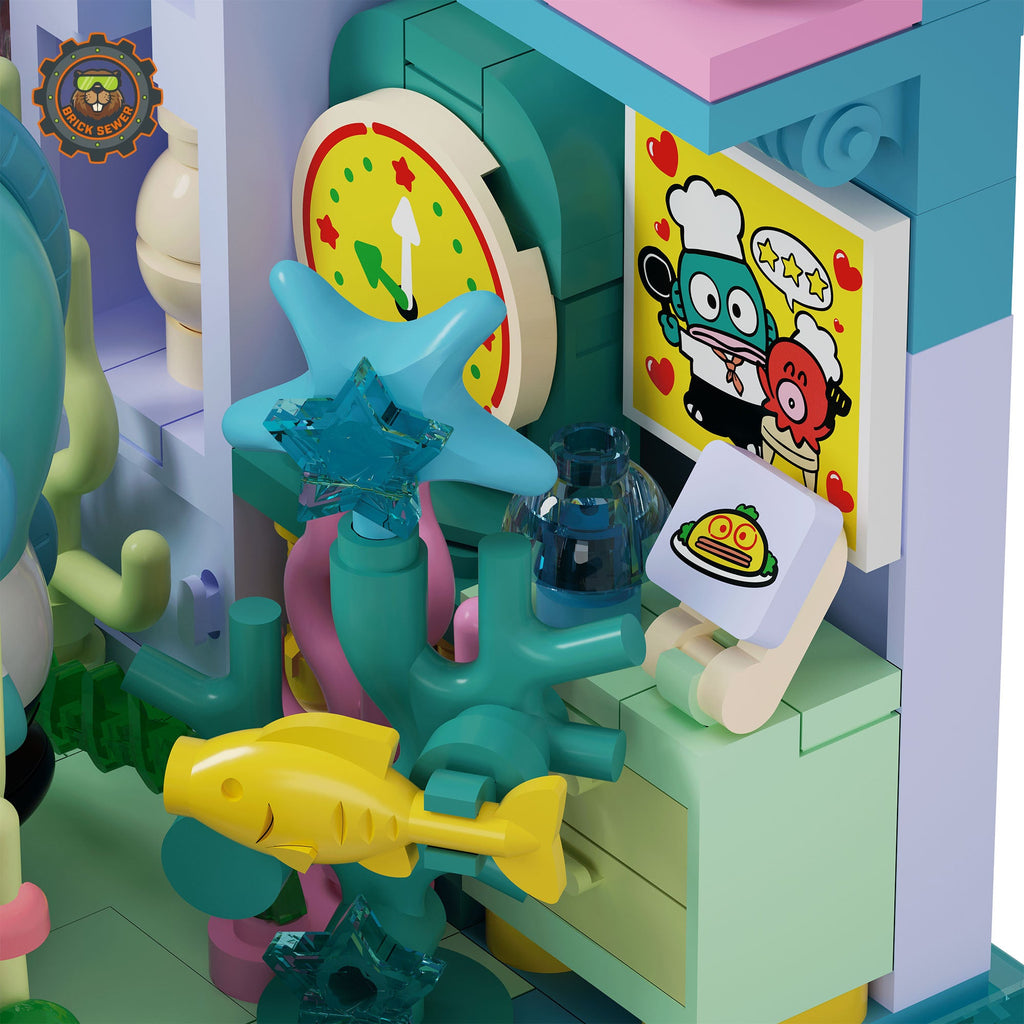 Hangyodon’s Seafood Diner 280pcs | Building Blocks Set - Image 10 of 11 | TheBrickTube