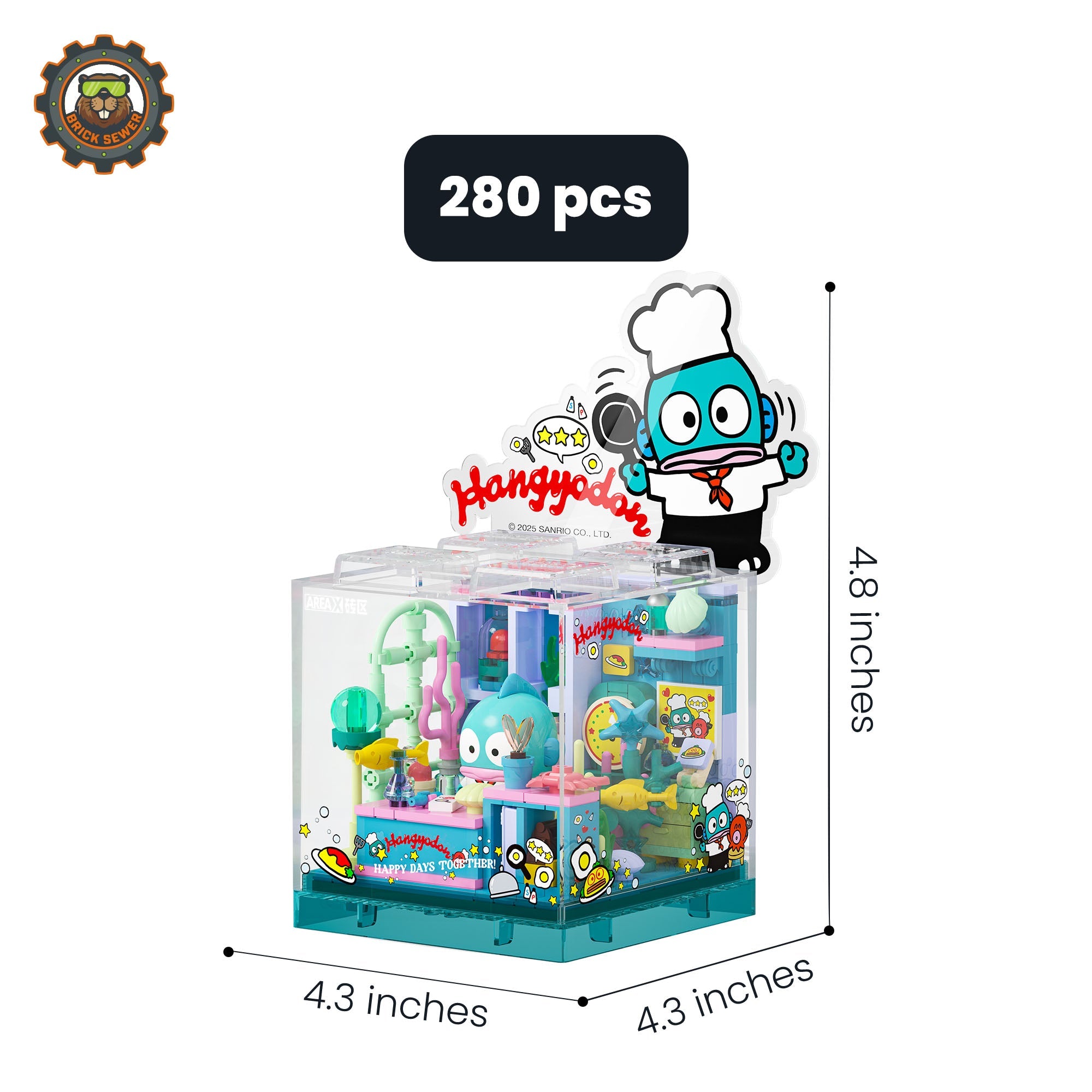 Hangyodon’s Seafood Diner 280pcs | Building Blocks Set - Image 3 of 11 | TheBrickTube