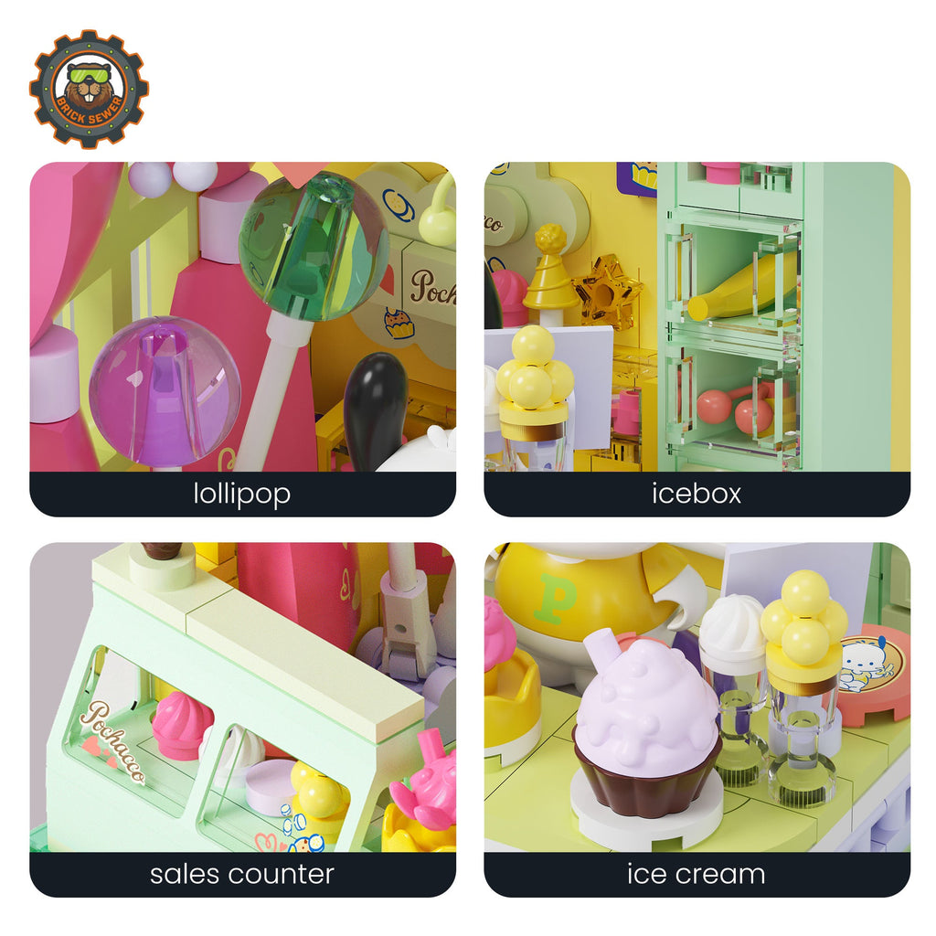 Pochacco’s Ice Cream Stand 284pcs - Image 4 of 11 | TheBrickTube