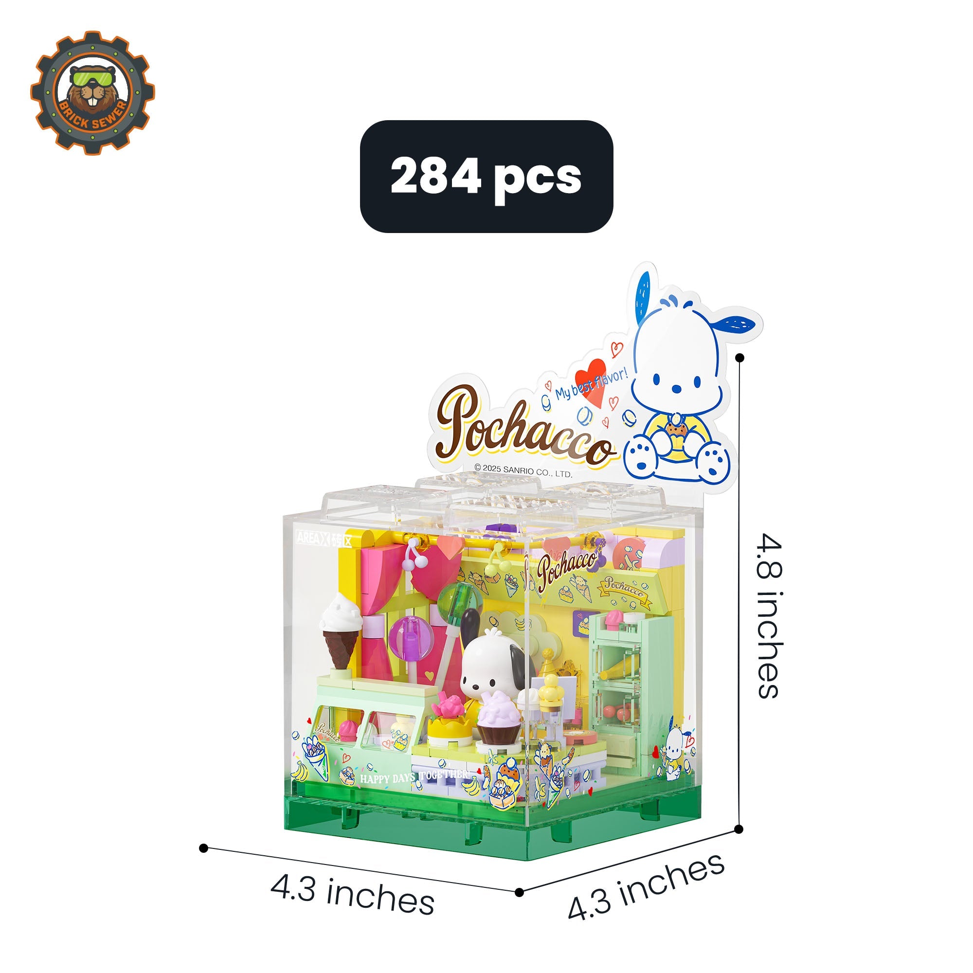 Pochacco’s Ice Cream Stand 284pcs - Image 3 of 11 | TheBrickTube