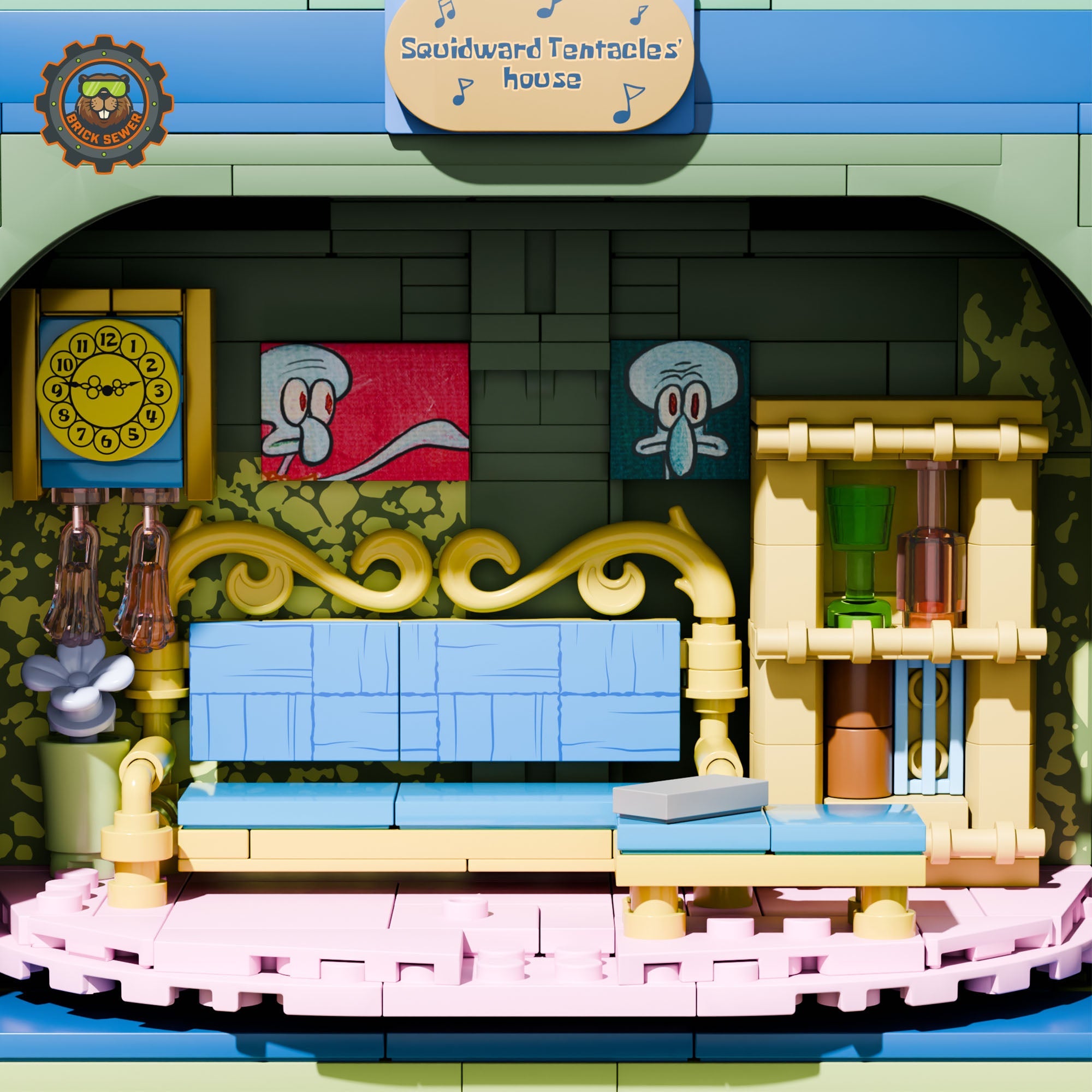 Squidward’s Stone House 1,577pcs - Image 10 of 13 | TheBrickTube