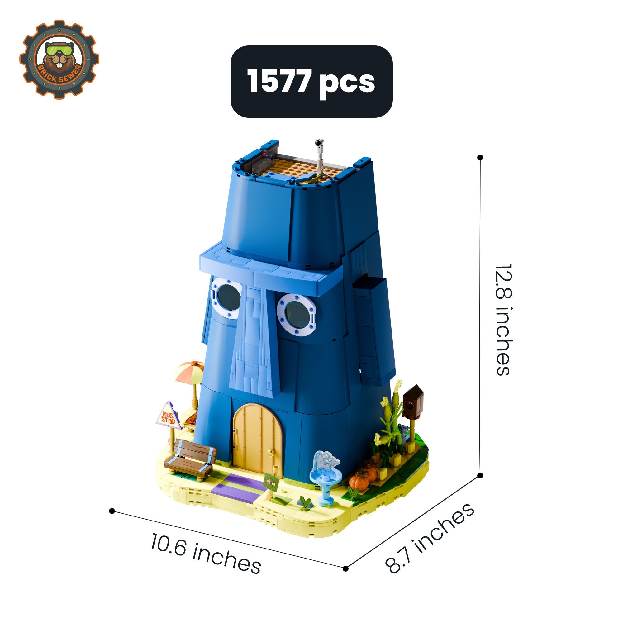 Squidward’s Stone House 1,577pcs - Image 3 of 13 | TheBrickTube