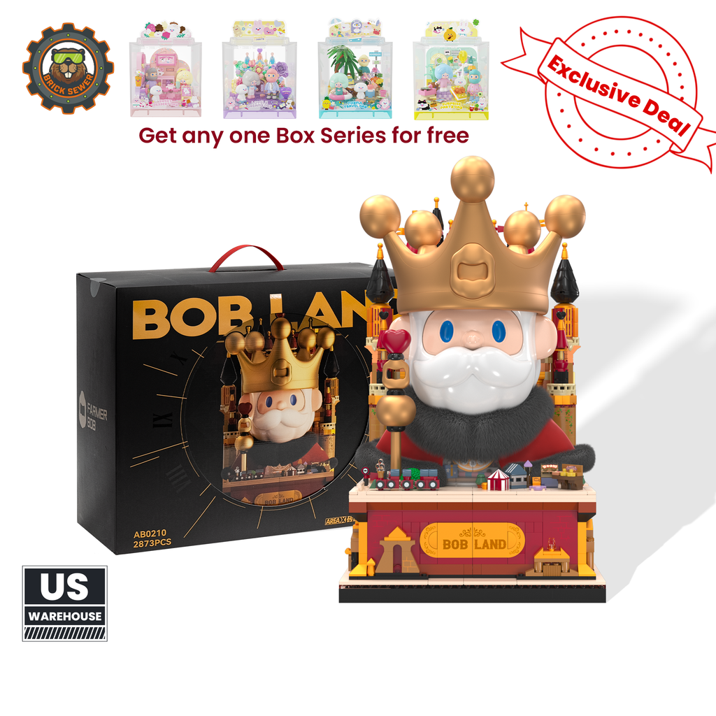 Bob Land Building Set 2873 pcs | Free Box Series Included - Main Image | TheBrickTube