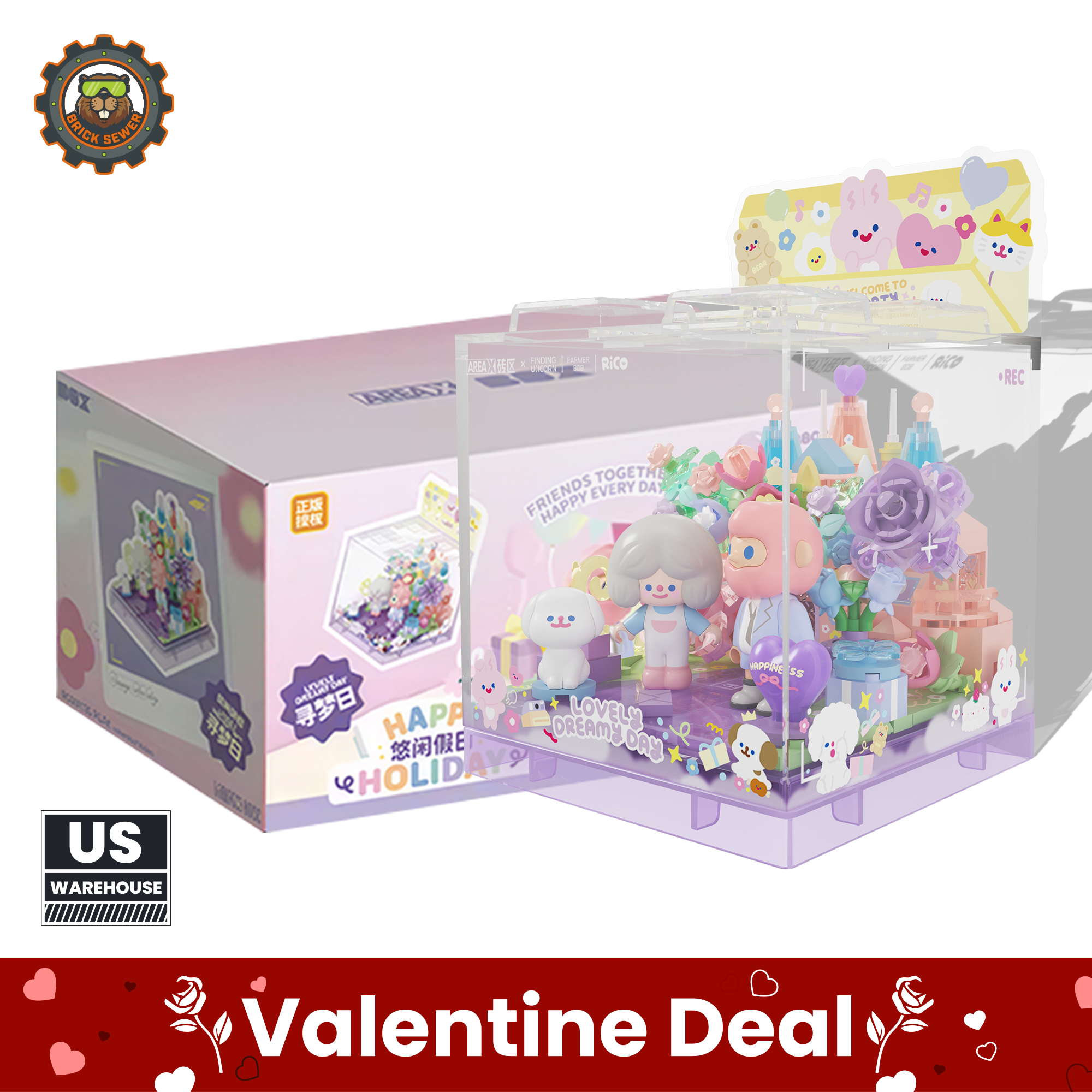 Bob Land Building Set 2873 pcs | Free Box Series Included - Image 3 of 14 | TheBrickTube