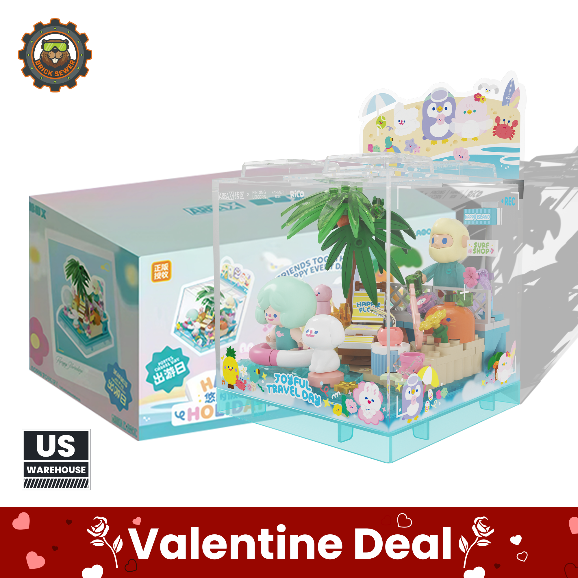 Bob Land Building Set 2873 pcs | Free Box Series Included - Image 4 of 14 | TheBrickTube