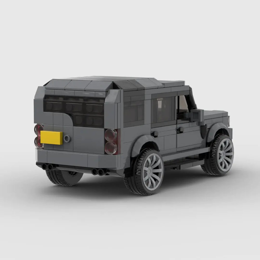 Land Rover Discovery 3/4 brick model - side profile view - TheBrickTube