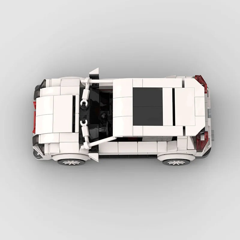 Volkswagen Golf Gti MK5 brick model - rear angle view - TheBrickTube