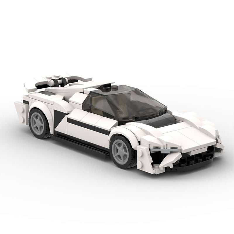 NIO EP9 brick model - display view - TheBrickTube