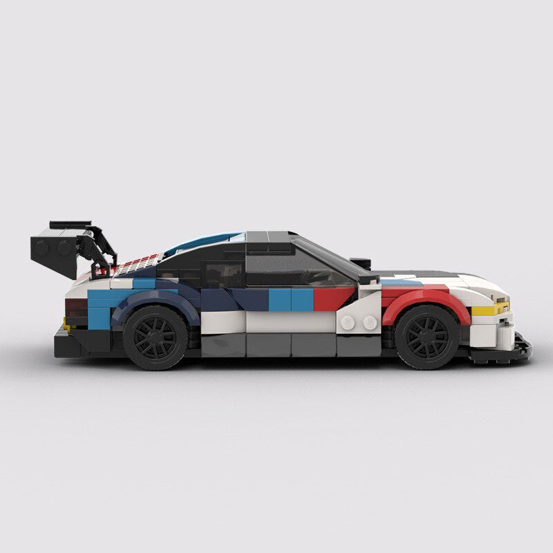 BMW M4 GT3 brick model - rear angle view - TheBrickTube