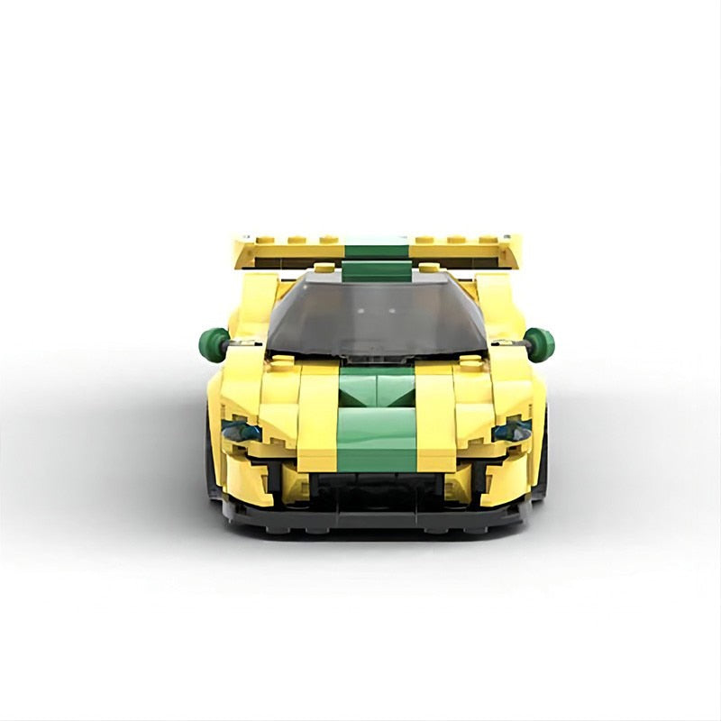 Mclaren P1 GTR brick model - detail close-up - TheBrickTube