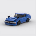 Nissan Fairlady Z 240Z brick model - front angle view - TheBrickTube