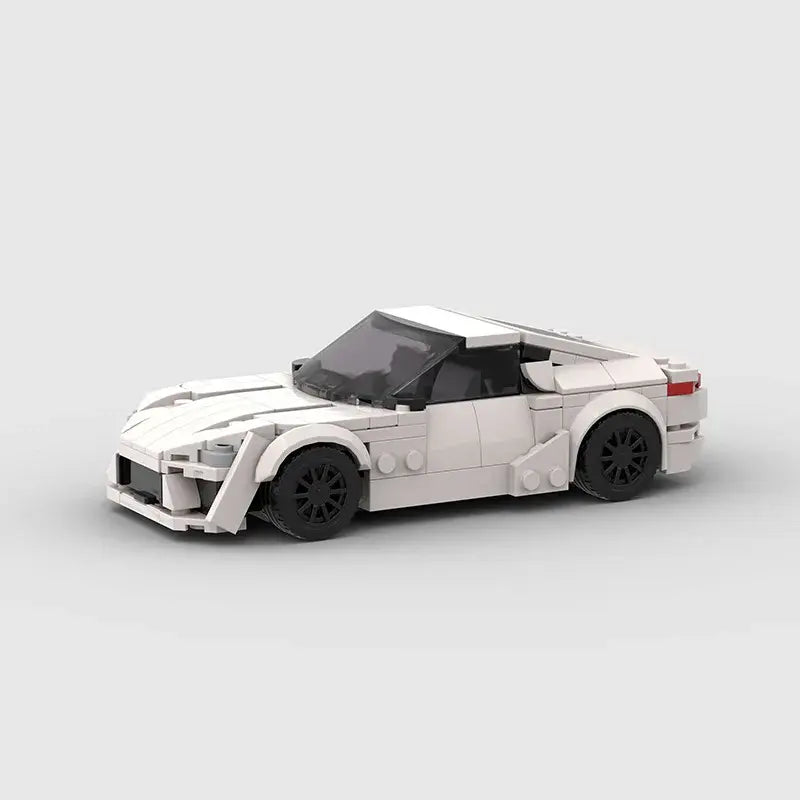 Lexus LFA brick model - rear angle view - TheBrickTube