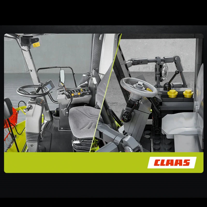 C61508 CLAAS Dominator 370 Harvester 1:17 Technic | Building Blocks Set - Image 5 of 6 | TheBrickTube