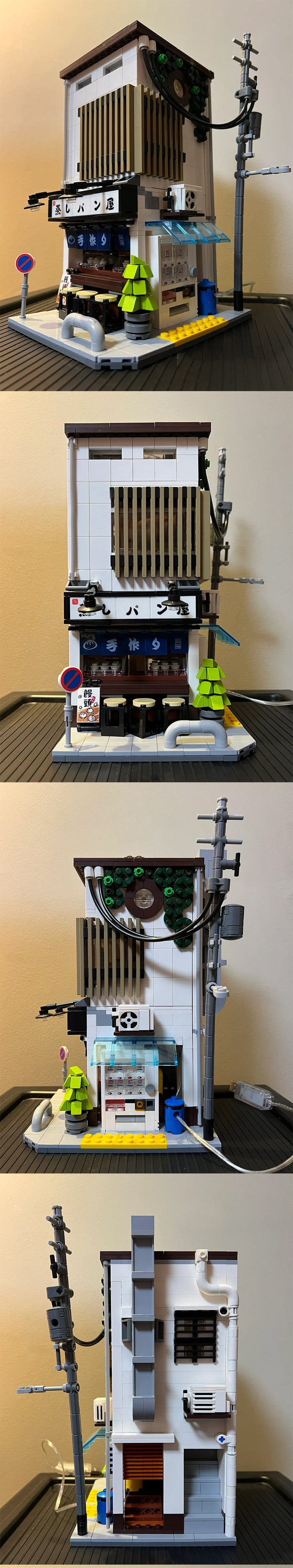 C66006 Japanese Steamed Bun House Creator Expert | Modular Building Blocks - Image 9 of 10 | TheBrickTube